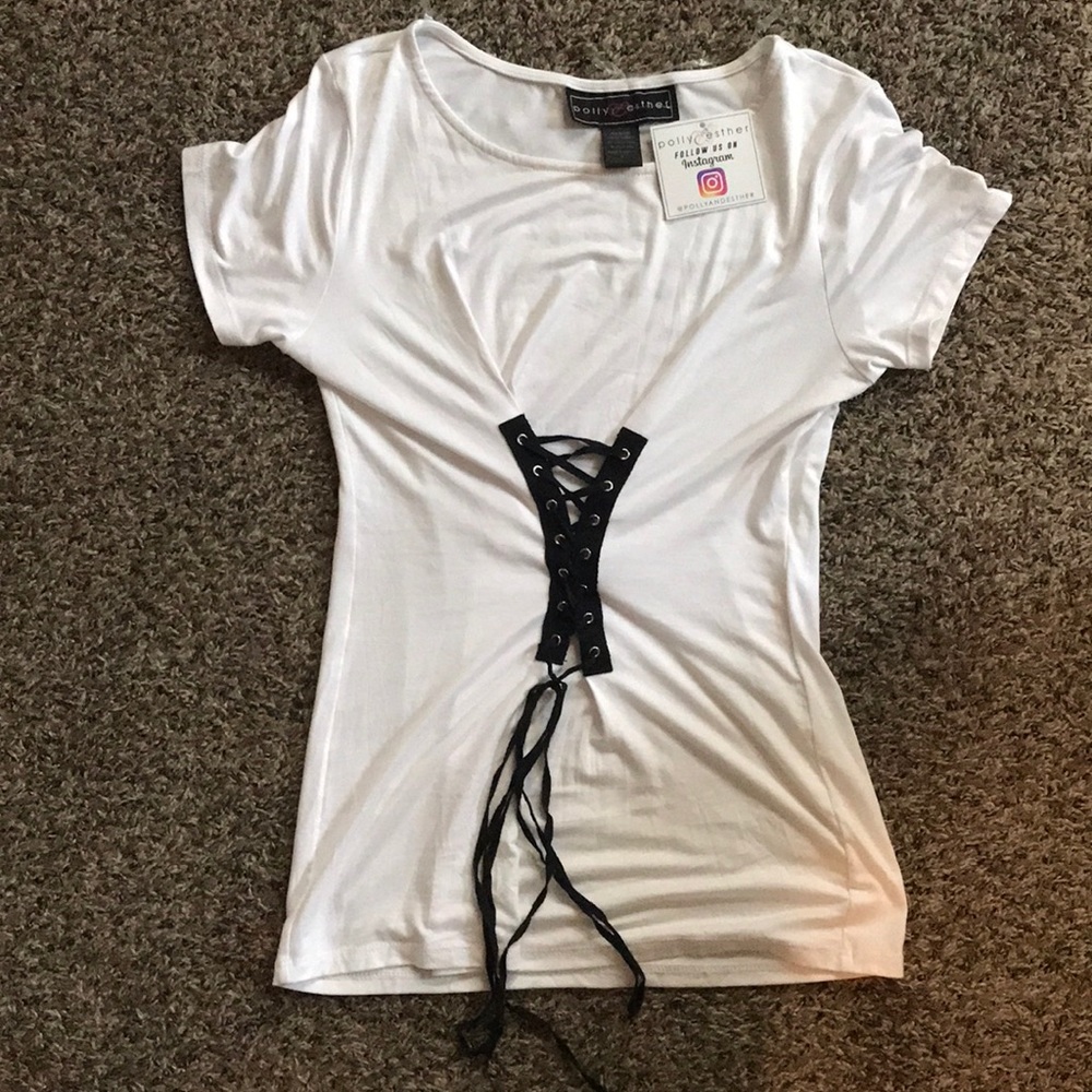 Corset style tee